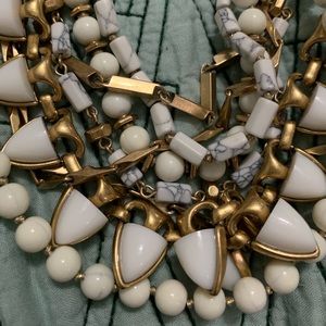 Stella and Dot Sutton White Necklace